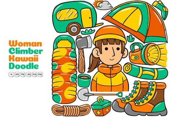 Adding Playful Adventure with Kawaii Doodle Illustrations