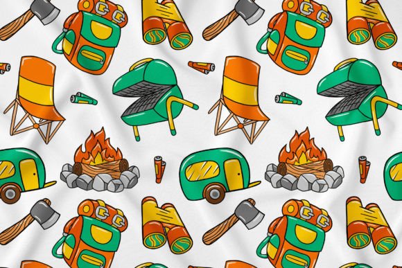 Climber Kawaii Doodle Seamless Pattern 1: A Versatile Toolkit for Creative Projects