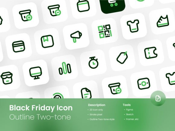 Enhancing Commerce Design with the Black Friday Icon Set