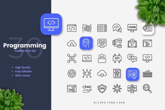 Progamming Icons: The Versatile Vector Toolkit for Creators