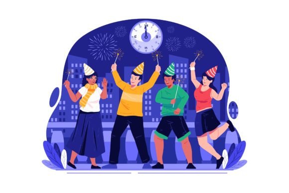 The Ultimate Guide to Happy New Year Illustration Assets