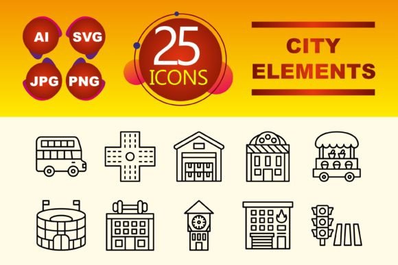 The Urban Toolkit: Understanding City Elements Icons