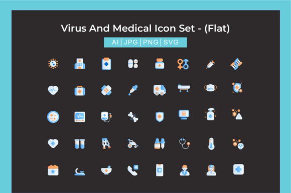 Unlocking Efficiency and Professionalism with a Virus and Medical Icon Set